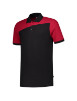 TRICORP Poloshirt Bicolor Naden BLACK/RED S (SALE)