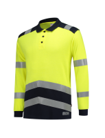 Tricorp Poloshirt Multinorm Bicolor 203003 Fluor Yellow-Ink