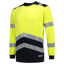 Tricorp Sweater Multinorm Bicolor 303002 Fluor Yellow-Ink