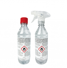 Desinfectiemiddel 80% 500ml 8 stuks + 1 Spraykop