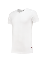 Tricorp 101012 T-Shirt Elastaan Slim Fit V Hals - White
