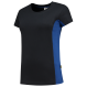 Tricorp 102003 T-Shirt Bicolor Dames - Navy-Royalblue