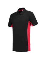 Tricorp 202004 Poloshirt Bicolor - Black-Red