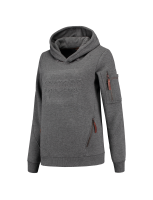 Tricorp 304007 Sweater Premium Capuchon Logo Dames - Stonemel