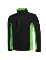 Tricorp 402002 Softshell Bicolor - Black-Lime