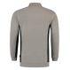 Tricorp 302001 Polosweater Bicolor Borstzak - Grey-Black