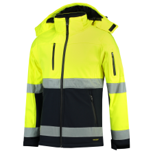Tricorp 403007 Softshell ISO20471 Bicolor - Fluor Yellow-Navy