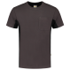 Tricorp 102002 T-Shirt Bicolor Borstzak - Darkgrey-Black