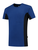 Tricorp 102002 T-Shirt Bicolor Borstzak - Royalblue-Navy