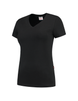 Tricorp 101008 T-Shirt V Hals Slim Fit Dames - Black