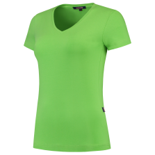 Tricorp 101008 T-Shirt V Hals Slim Fit Dames - Lime