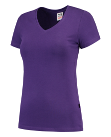 Tricorp 101008 T-Shirt V Hals Slim Fit Dames - Purple
