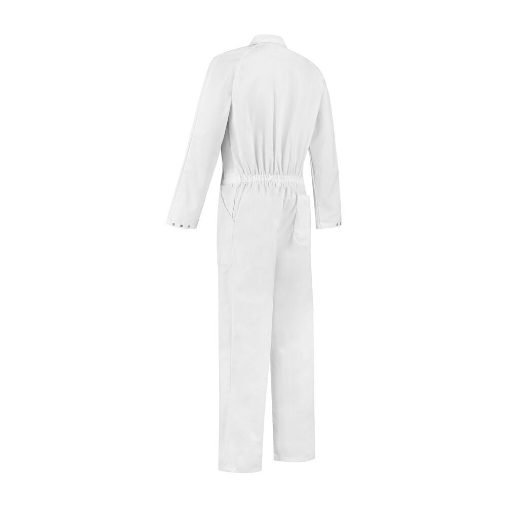 Overall polyester/katoen wit maat 54