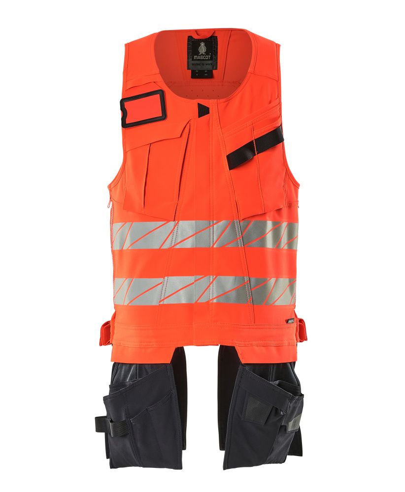 hi-vis rood/donkermarine