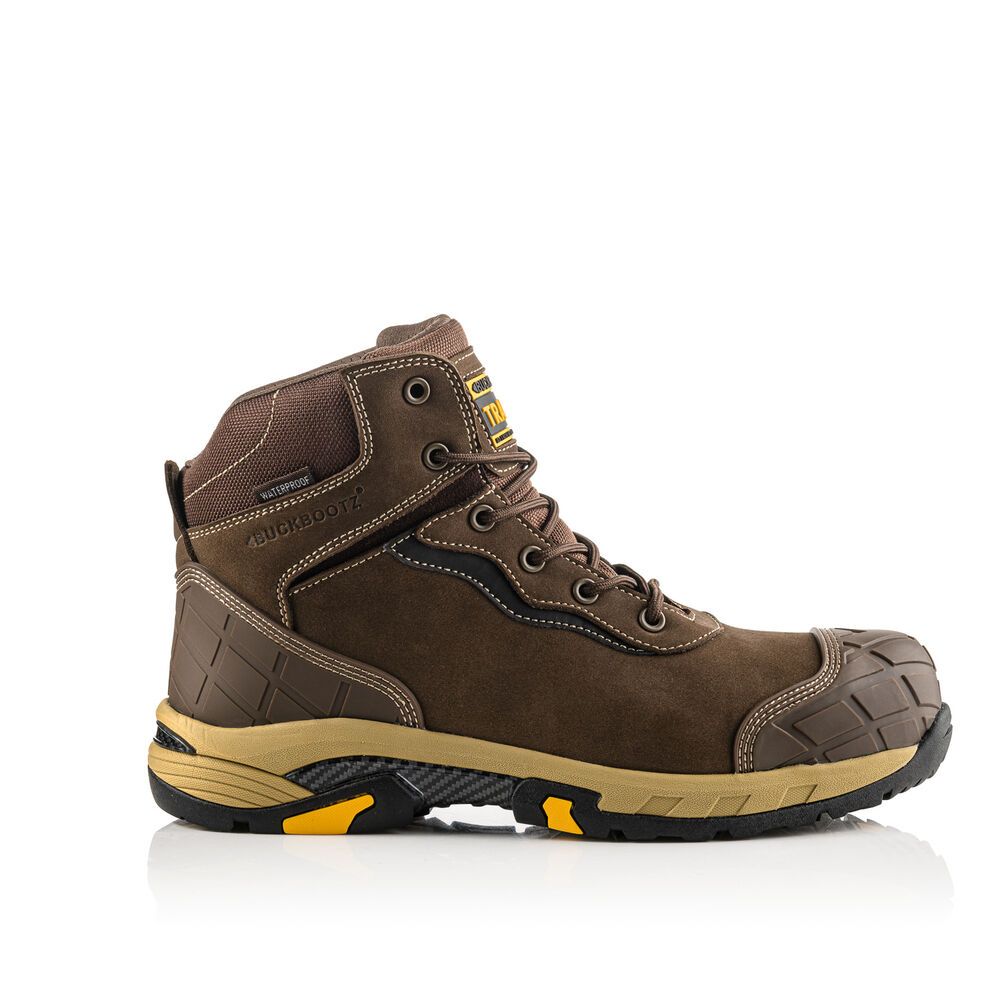 BUCKBOOTZ TRADEZ MIDDELHOOG BRUIN S3 Werkschoen ITZ