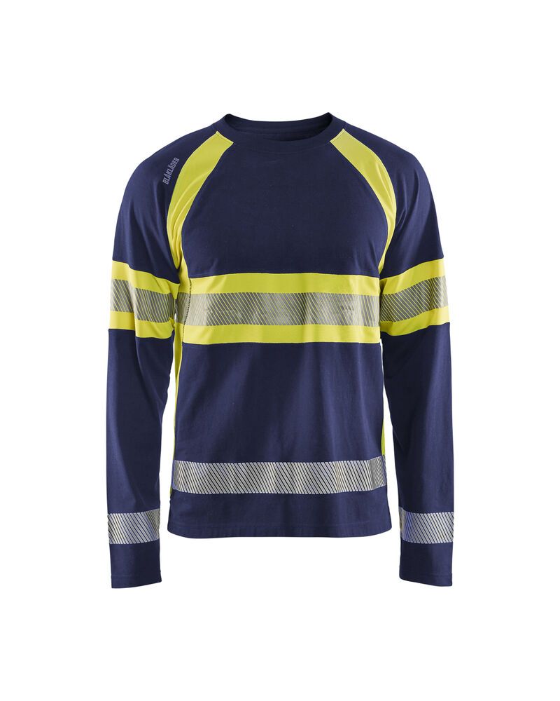 Blåkläder 3510 T-shirt lange mouwen High Vis