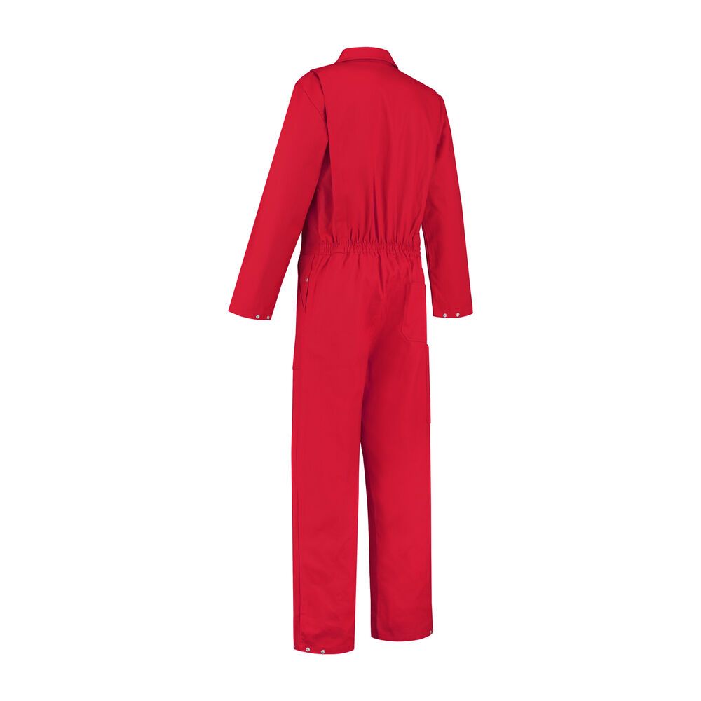 Kinderoverall 100% katoen rood maat 152