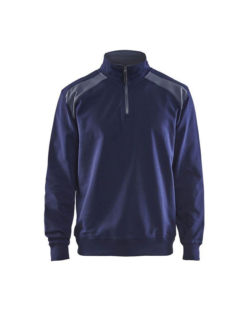 marineblauw/grijs