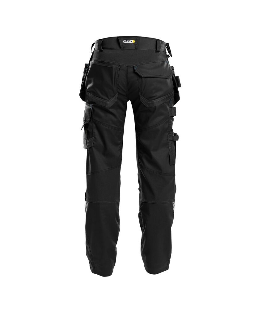 Dassy Flux Holsterzakkenbroek met stretch en kniezakken