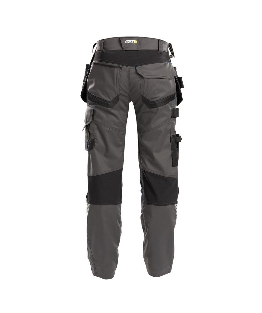 Dassy Flux Holsterzakkenbroek met stretch en kniezakken