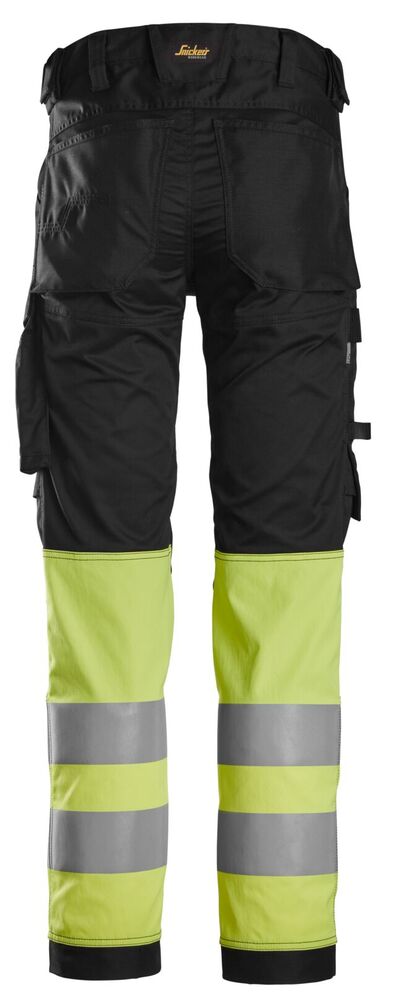 Snickers High-Vis, Klasse 1 Stretch Werkbroek 6334