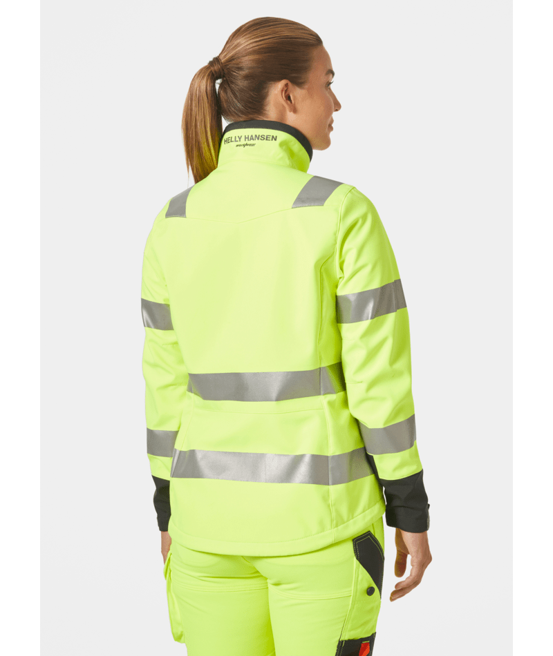 HELLY HANSEN W LUNA HI VIS SOFTS JACKET 74098