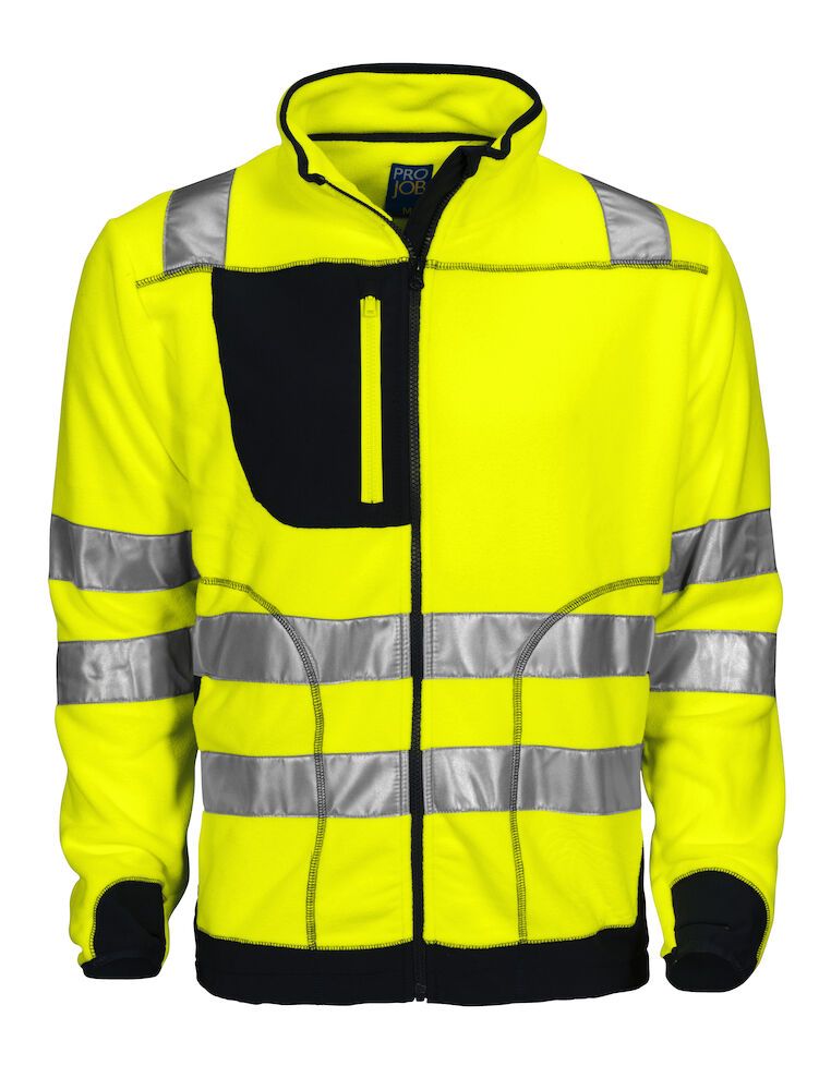 Projob 6303 SIGNALISATIEFLEECE EN ISO 20471 KLASSE 3