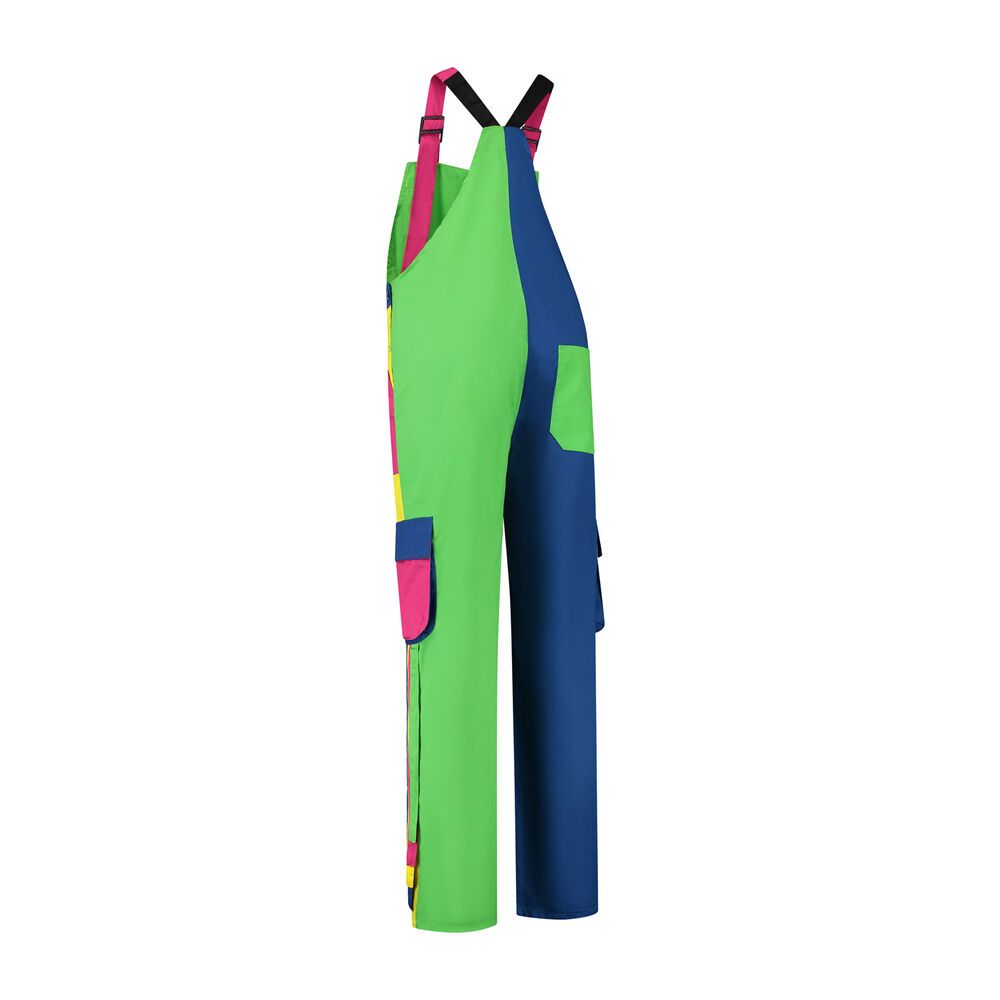 Tuinbroek polyester/katoen gr-ge-ro-franje maat 152