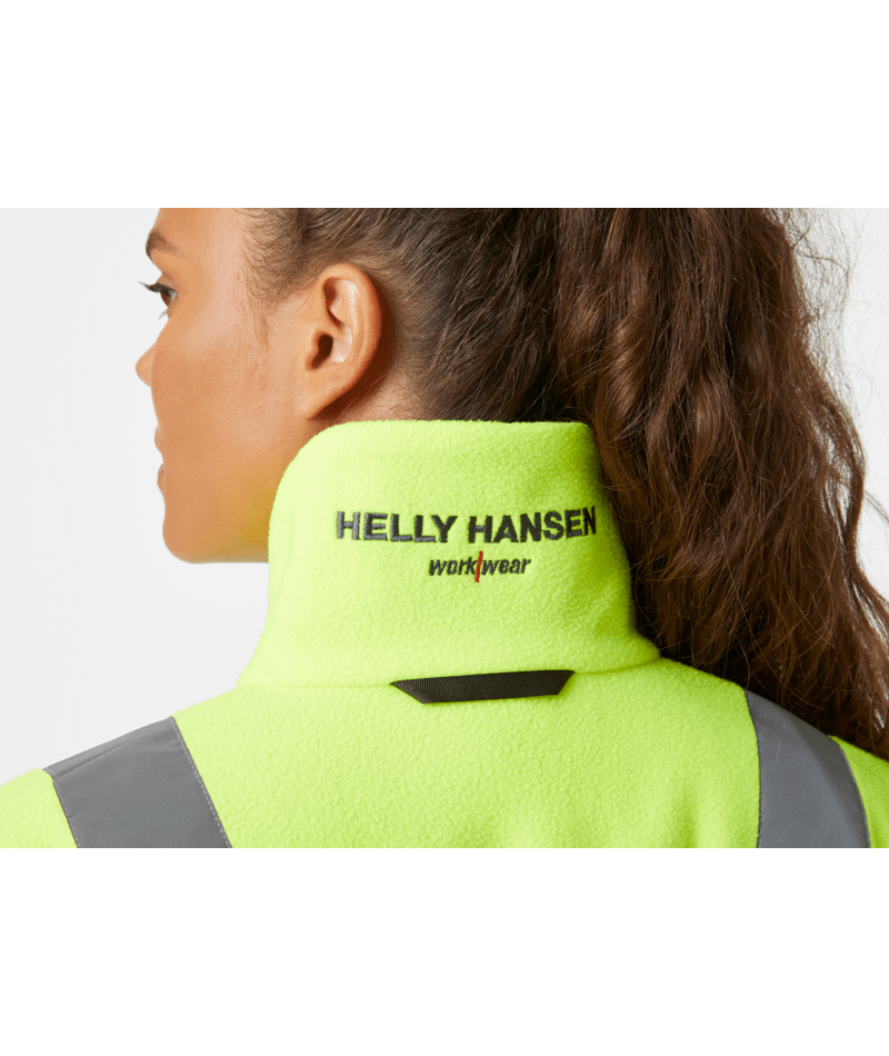 HELLY HANSEN W LUNA HI VIS FLEECE JACKET 72174