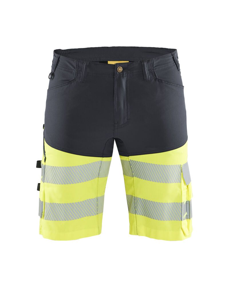 medium grijs/high vis geel