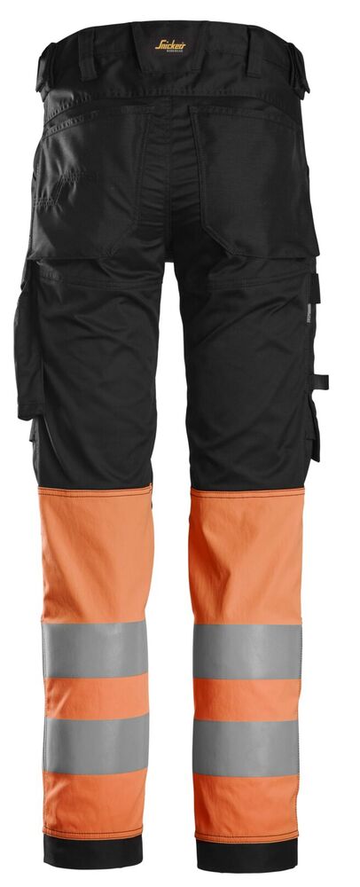 Snickers High-Vis, Klasse 1 Stretch Werkbroek 6334