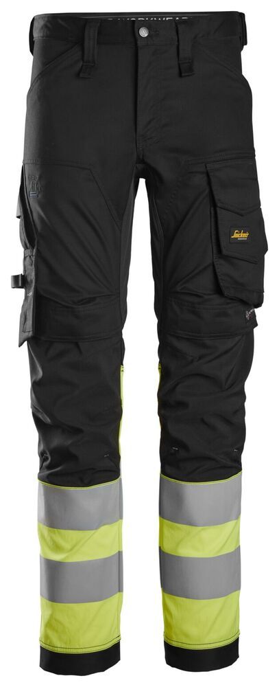 Snickers High-Vis, Klasse 1 Stretch Werkbroek 6334