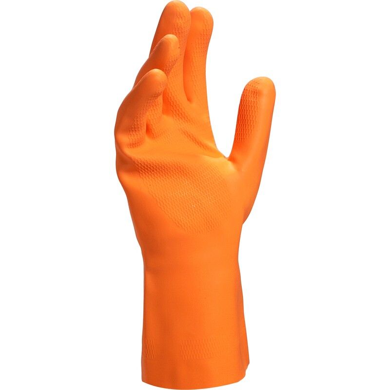 HANDSCH.LATEX ORANJE 30CM T8 Delta Plus