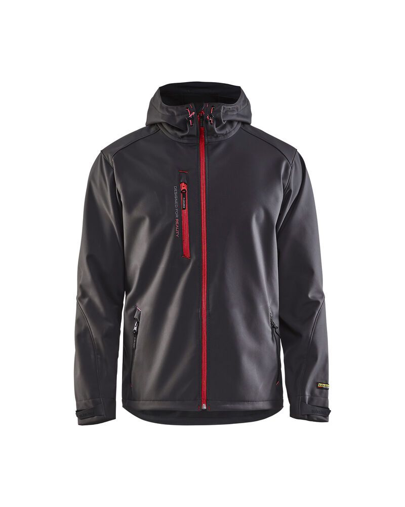 donkergrijs/rood