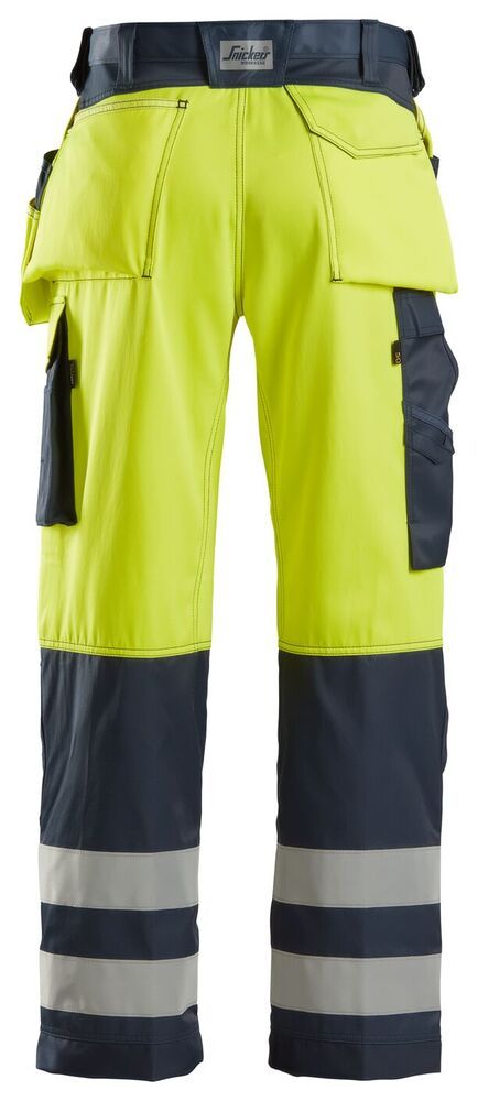 Snickers Broek High Visibility, klasse 2 3233
