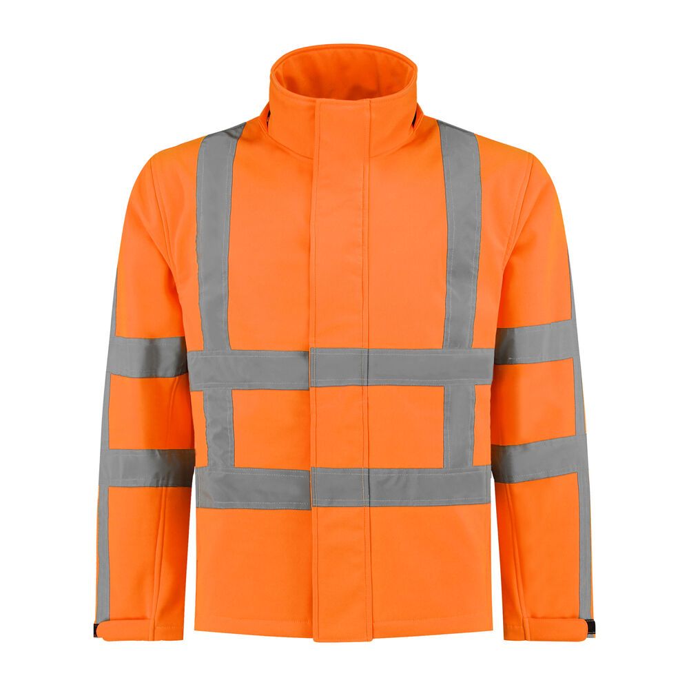 Softshelljas RWS 100% polyester oranje maat XL
