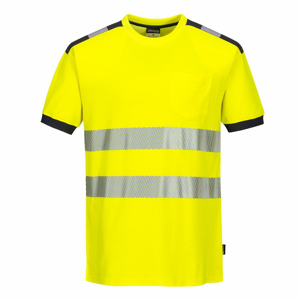 PW3 Hi-Vis Vision T-Shirt Korte Mouw