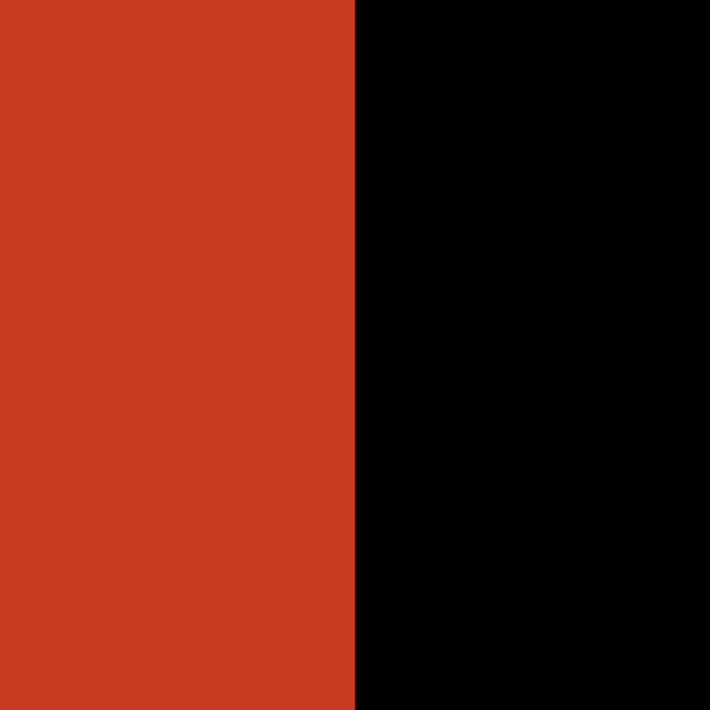 gebrand rood/zwart