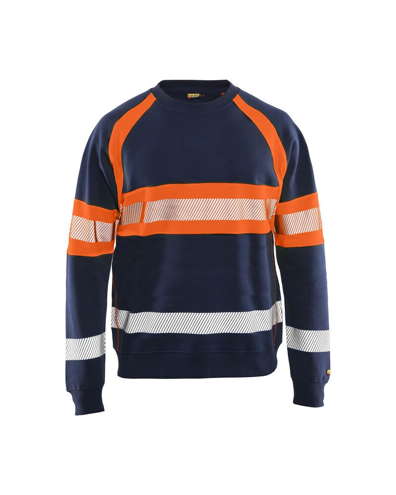 marineblauw/oranje