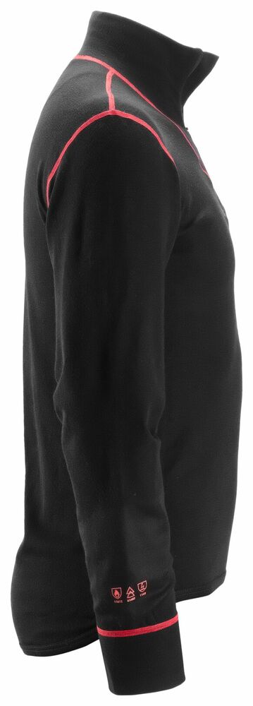 Snickers ProtecWork, Wollen Shirt met Lange Mouwen en Rits 9462