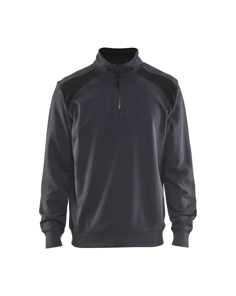 Blåkläder 3353 Sweatshirt bi-colour met halve rits