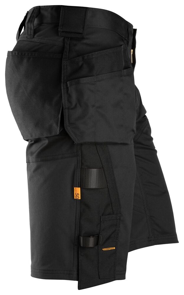 Snickers AllroundWork, Stretch Loose fit Korte Werkbroek met holsterzakken 6151
