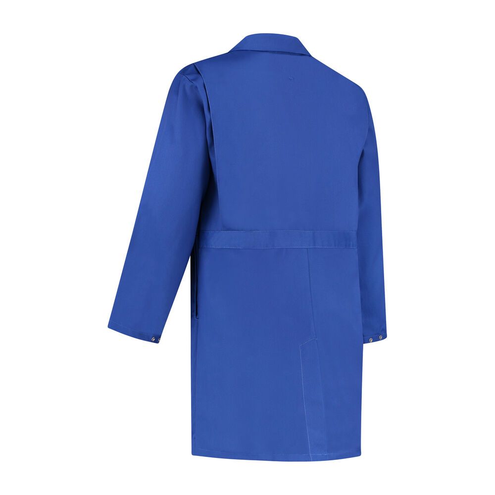 Foodstofjas (lang) korenblauw maat 3XL