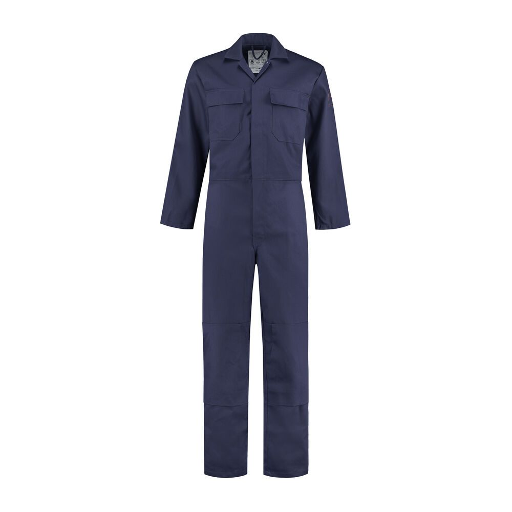 Overall vlamvertragend 100% katoen navy maat 58
