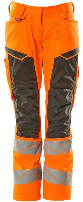Mascot Accelerate Safe Damenwarnschutzwerkbroek – hi-vis orange/dunkelanthrazit 82 C52