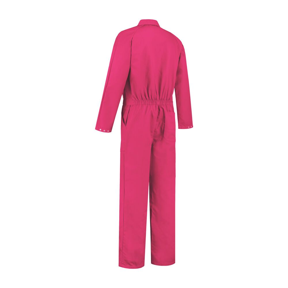 Overall polyester/katoen fuchsia maat 70