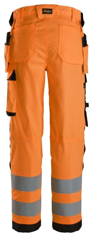 Snickers High-Vis, Klasse 2, Dames Stretchbroek met Holsterzakken 6743