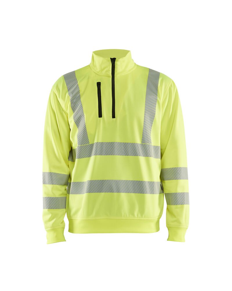 Blåkläder 3564 High Vis Sweatshirt halve rits