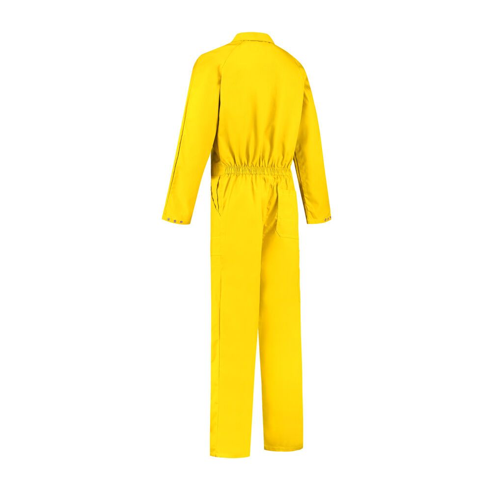 Overall polyester/katoen geel maat 66