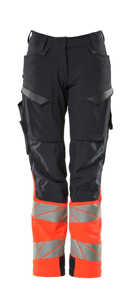 donkermarine/hi-vis rood